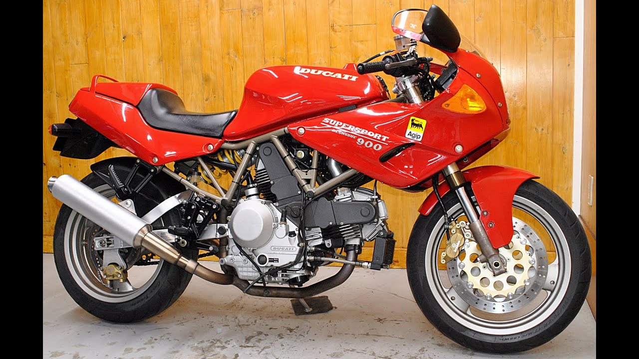 Ducati 900SS('95) muffler sound and details.ドゥカティ９００ＳＳ詳細・純正マフラー音