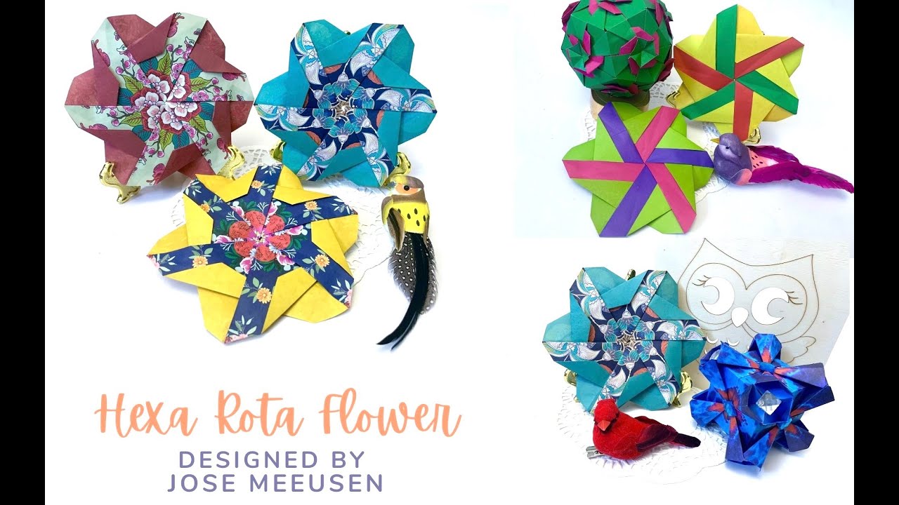 Origami Maniacs 514: Hexa Rotor Flower