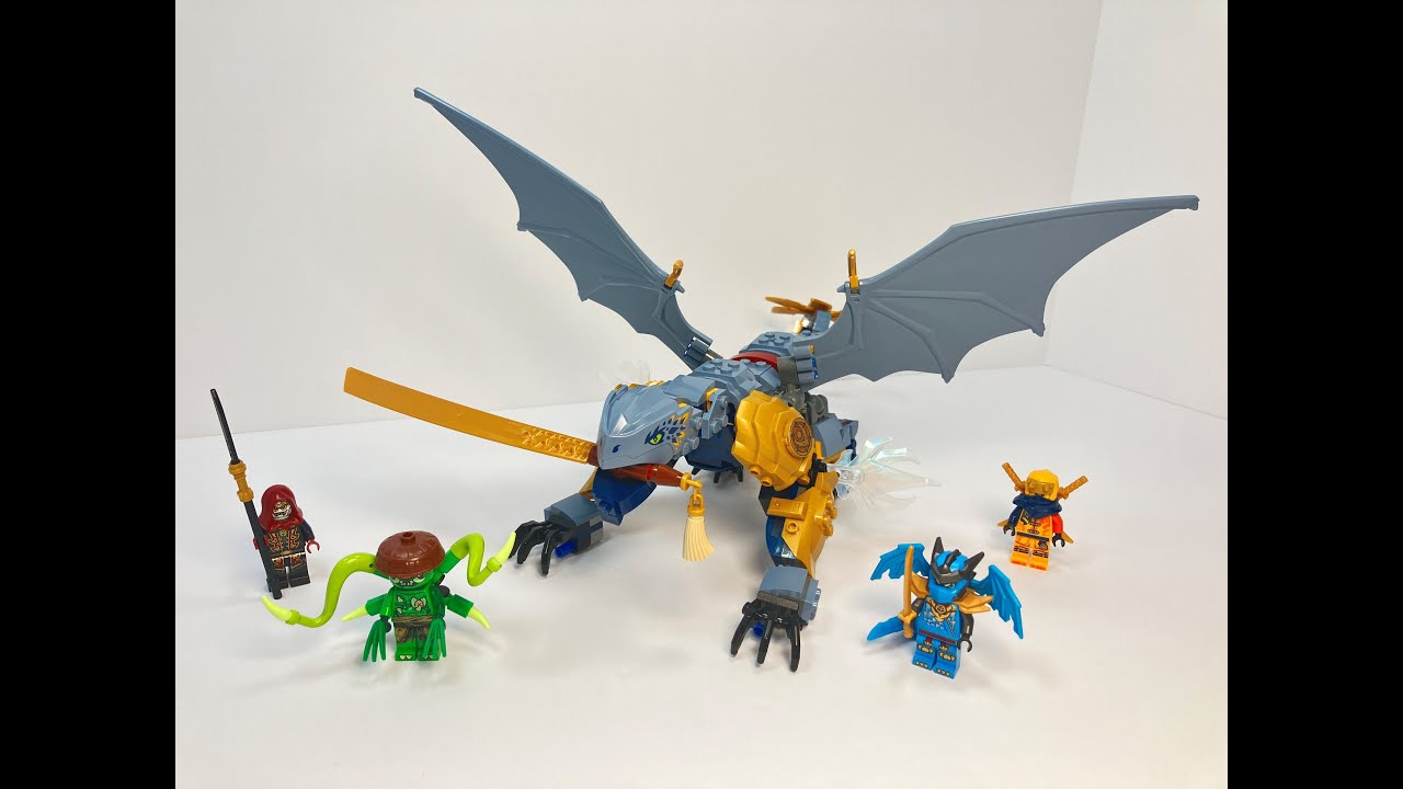 LEGO Ninjago Dragons Rising 71855 Ninja Dragon Riyu's Battle Speed Build