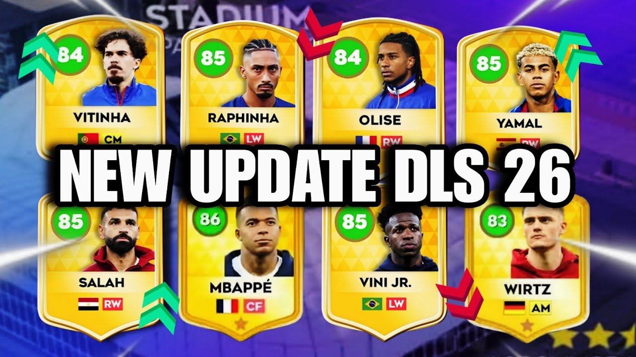 DLS 26 – обновленные рейтинги игроков уже ЗДЕСЬ! | Представлены все новые игроки.