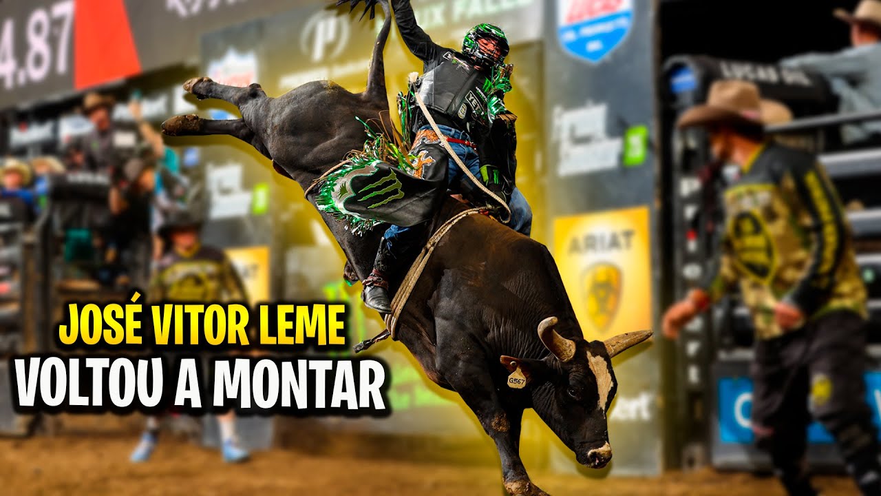 José Vitor Leme voltou a MONTAR no mundial da PBR