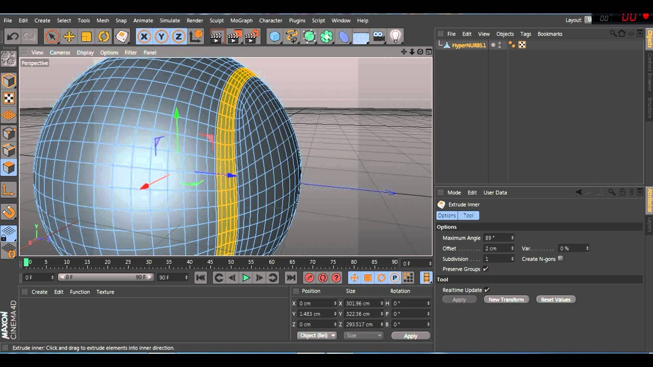 cinema 4d tutorial creating tennis ball easy and accurate