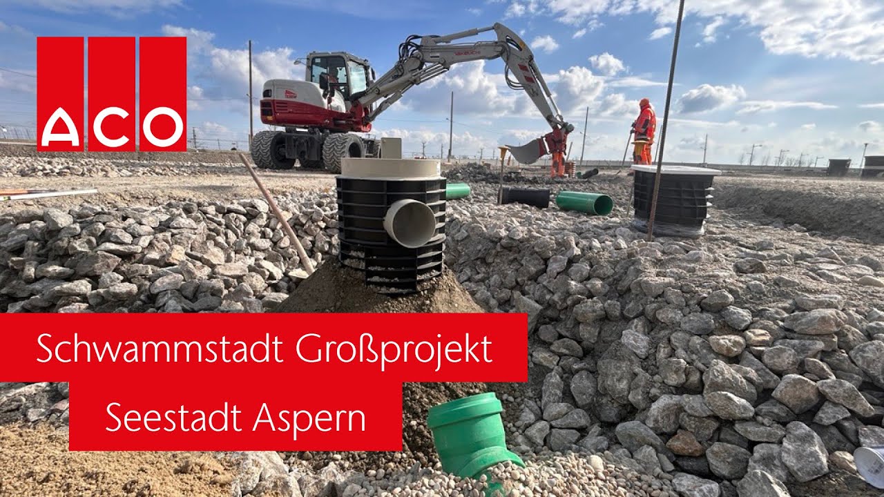 Schwammstadt Seestadt Aspern | ACO Österreich