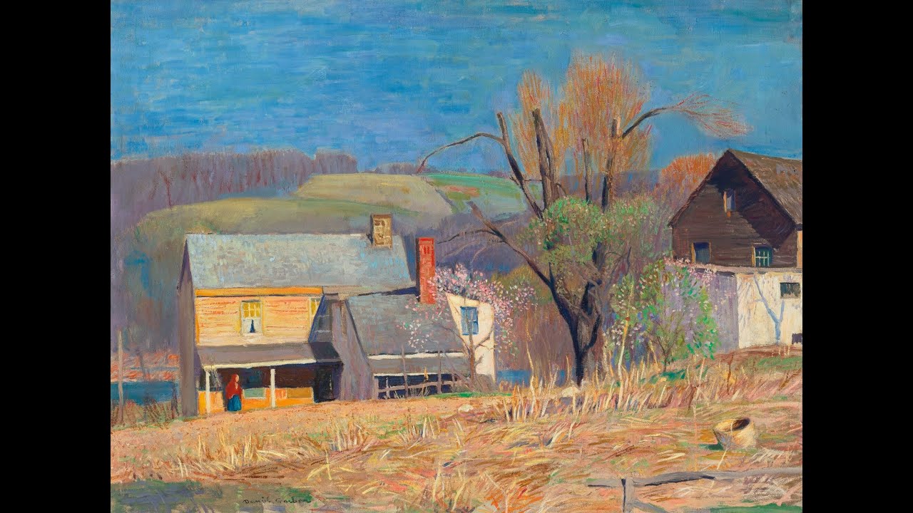Daniel Garber (1880-1958) - Landscapes by an American Impressionist landscape painter.