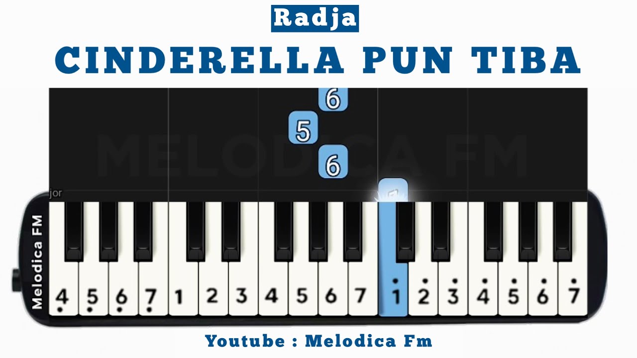 Not Pianika Cinderella Pun Tiba | Easy Pianika Tutorial