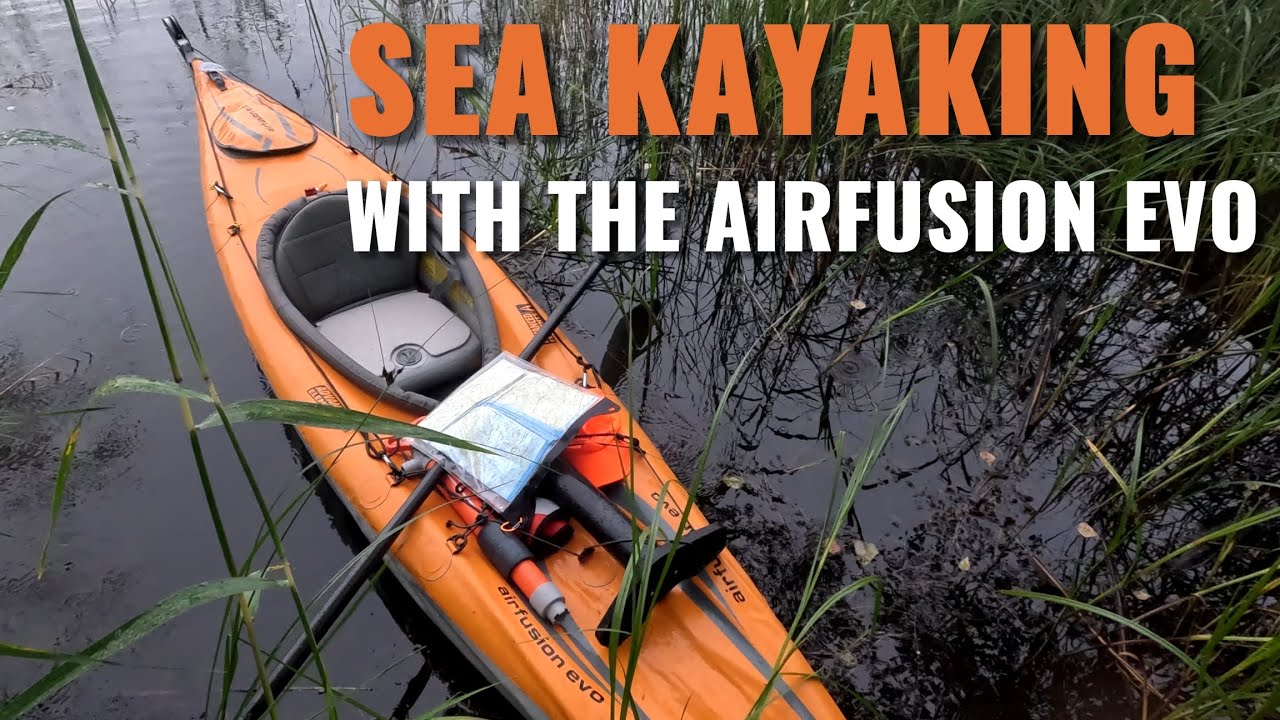 20 km solo sea kayaking with the Advanced Elements Airfusion EVO kayak: the way home
