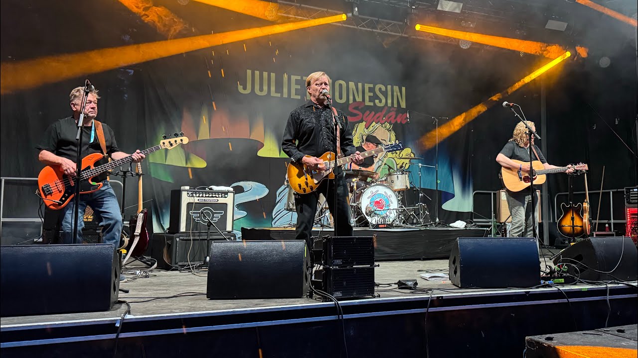 Juliet Jonesin Sydän. Kantri. Turun Viinijuhlat. Uittamon kansanpuisto. 27.6.2025. 
