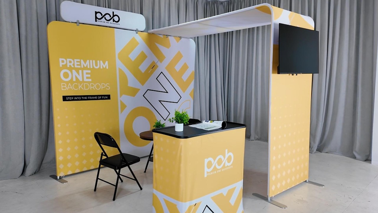 Setting up a 10ft trade show booth doesn’t have to be complicated.