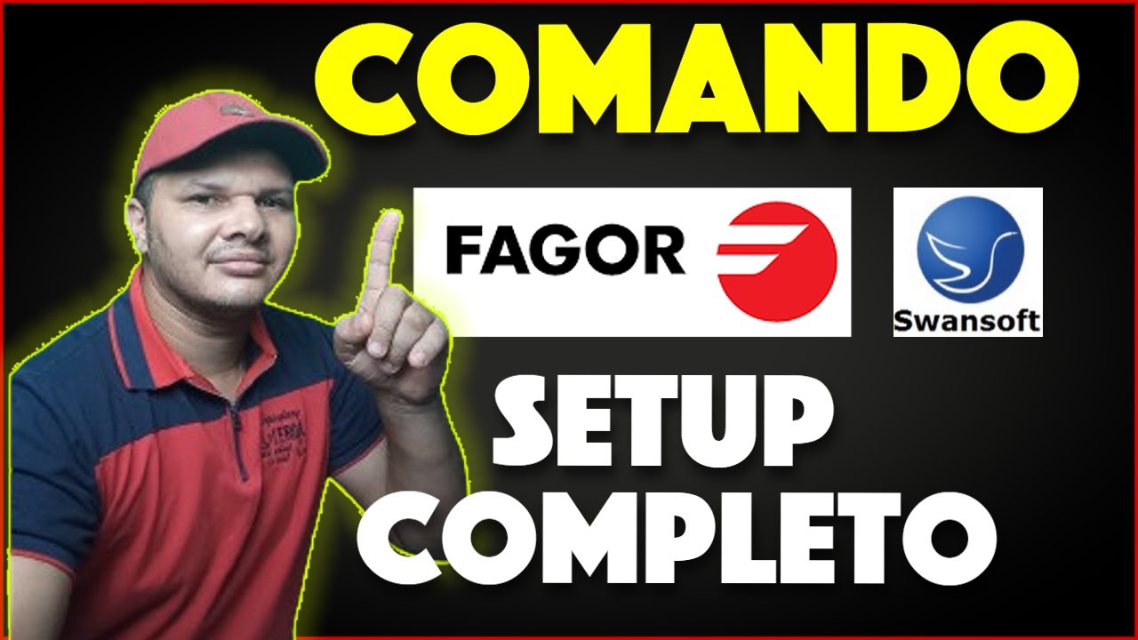 COMANDO FAGOR - SETUP COMPLETO TORNO CNC NO Nanjing SSCNC