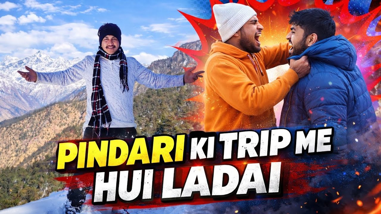 Pindari glacier trip  gose wrong 😐 #mountains #travel #himalayas #trekking #pindariglacier 
