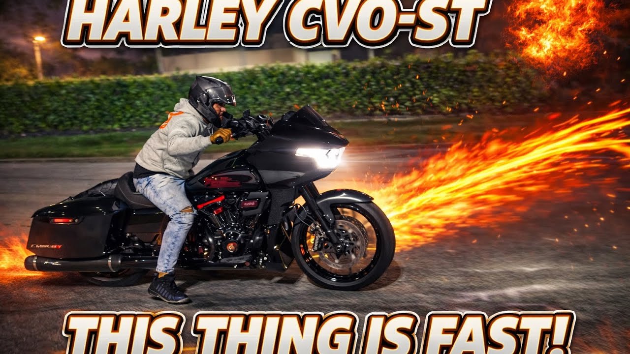HOW FAST IS THE NEW HARLEY CVO-ST🏁