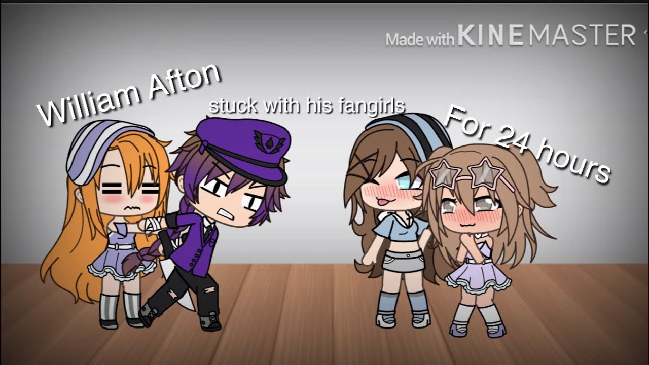 William Afton stuck with his fangirls for 24 hours - gachalife