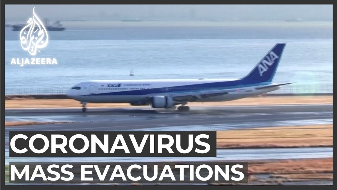 Hundreds of foreigners evacuated from China coronavirus epicentre