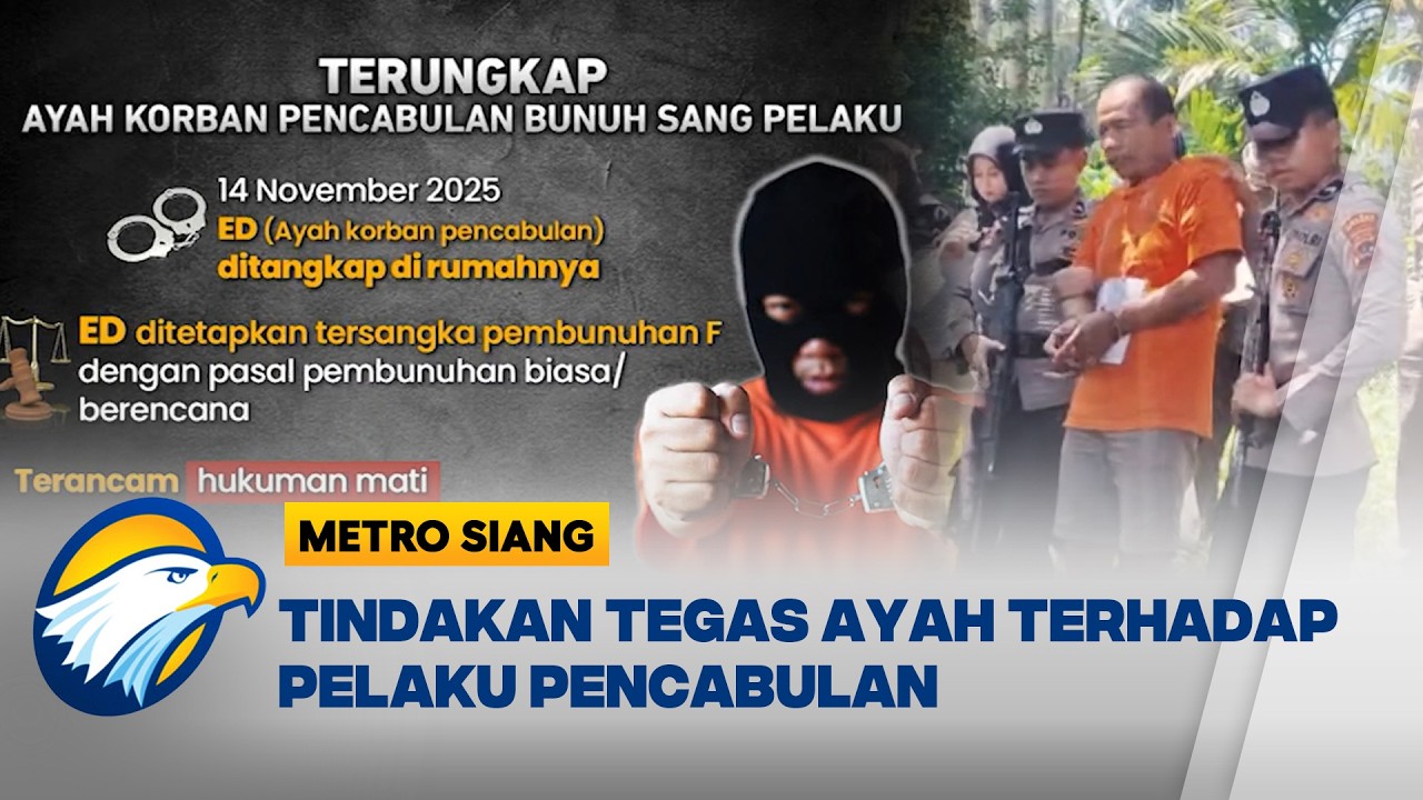 Kasus Ayah Bunuh Pelaku Asusila Anak di Pariaman Mengundang Simpati  - [Metro Siang]
