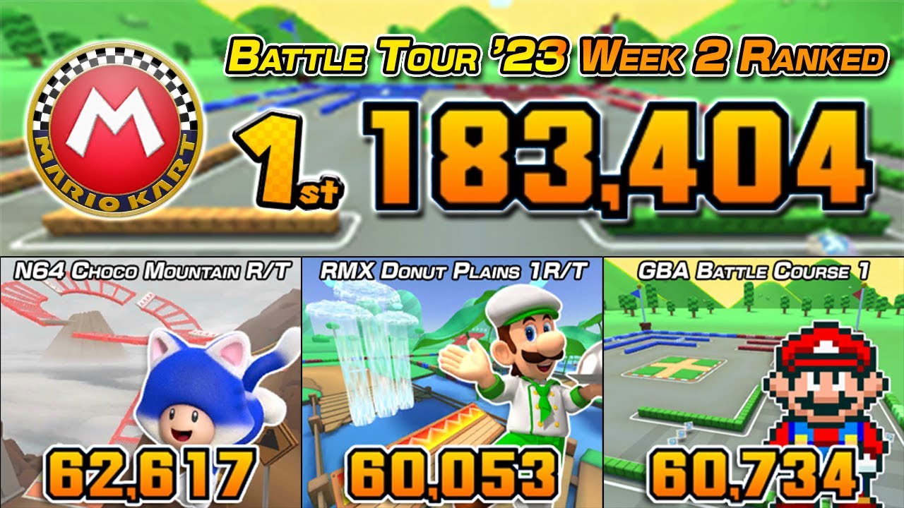 WONDERFUL! | Mario Kart Tour | Battle Tour '23 Week 2 Ranked Cup (183K) | Tier 99 | Lv 400