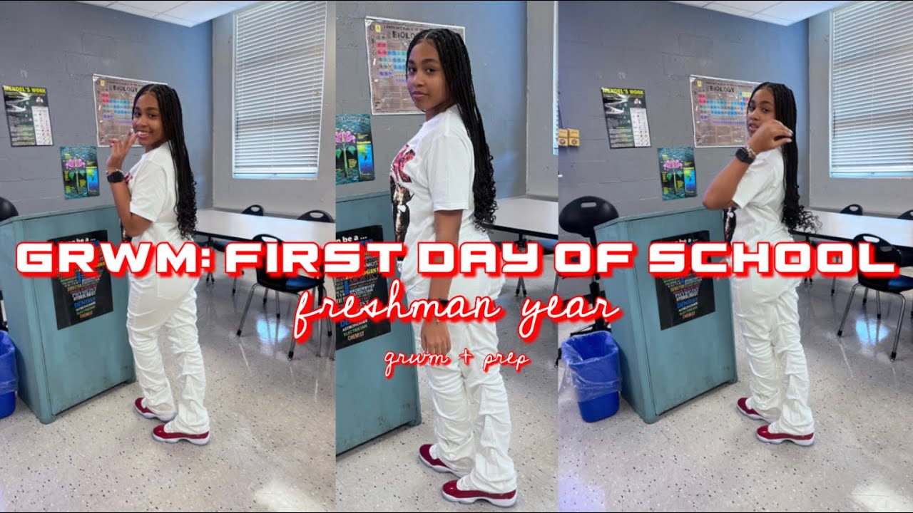 GRWM: First Day of Freshman Year | prep + school supply haul