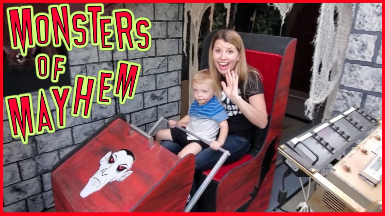 DIY Dark Ride - Backyard Haunted Attraction - Coble Haunters Monsters Of Mayhem