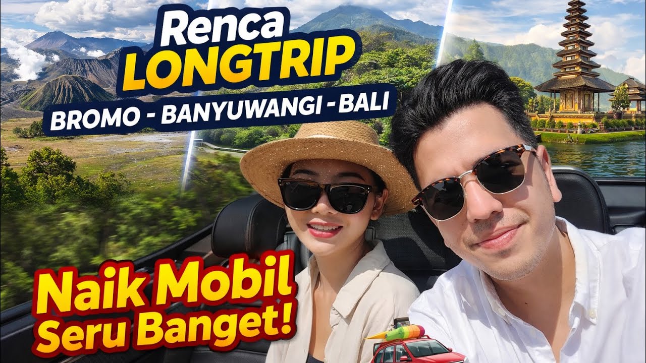 KITA COBA LONGTRIP LINTAS PULAU NAIK MOBIL.. TERNYATA GINI RASANYA ‼️ || RENDI GLENCA LONGTRIP  🚗☀️
