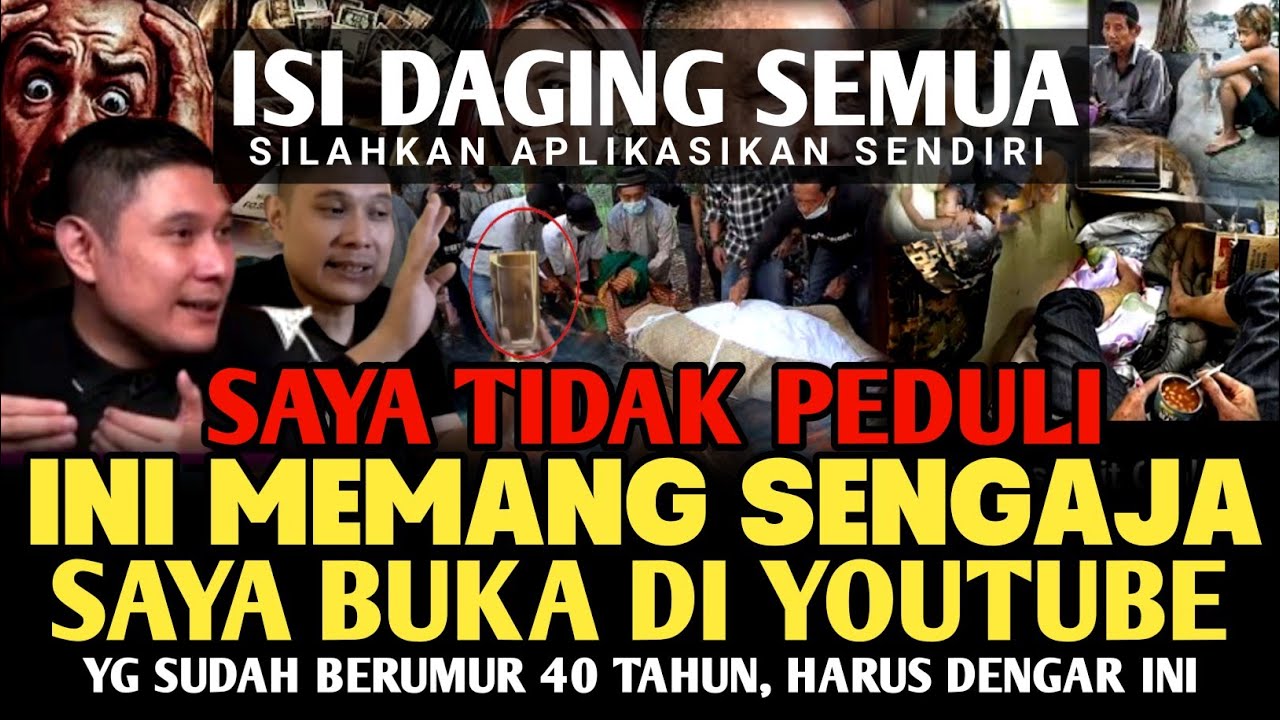Ini Kasunyatan Bukan Ramalan!! Saya Harap Yang Sudah Berumur 40 Tahun Ke Atas Mendengar Semua Ini