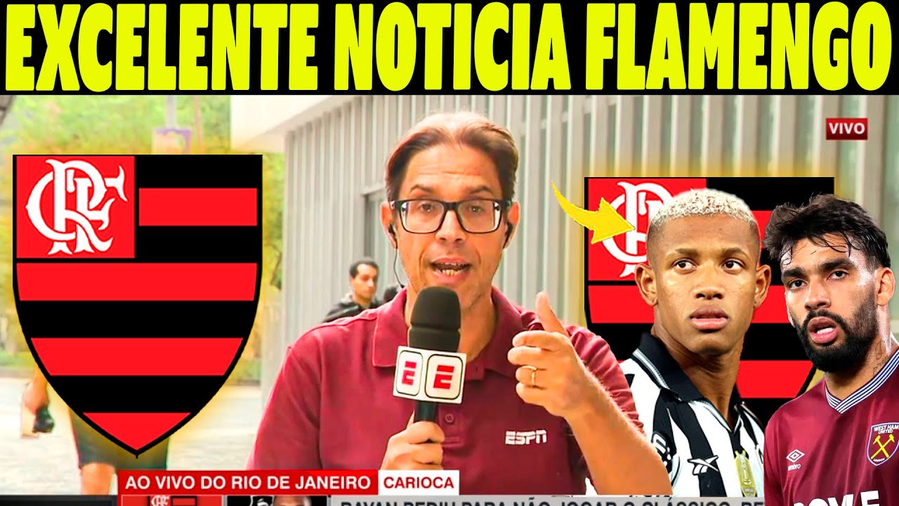AGORAA! DIA MOVIMENTADO NO FLAMENGO ! FLAMENGO SURPREENDEU O MERCADO! NOTICIAS DO FLAMENGO HOJE!