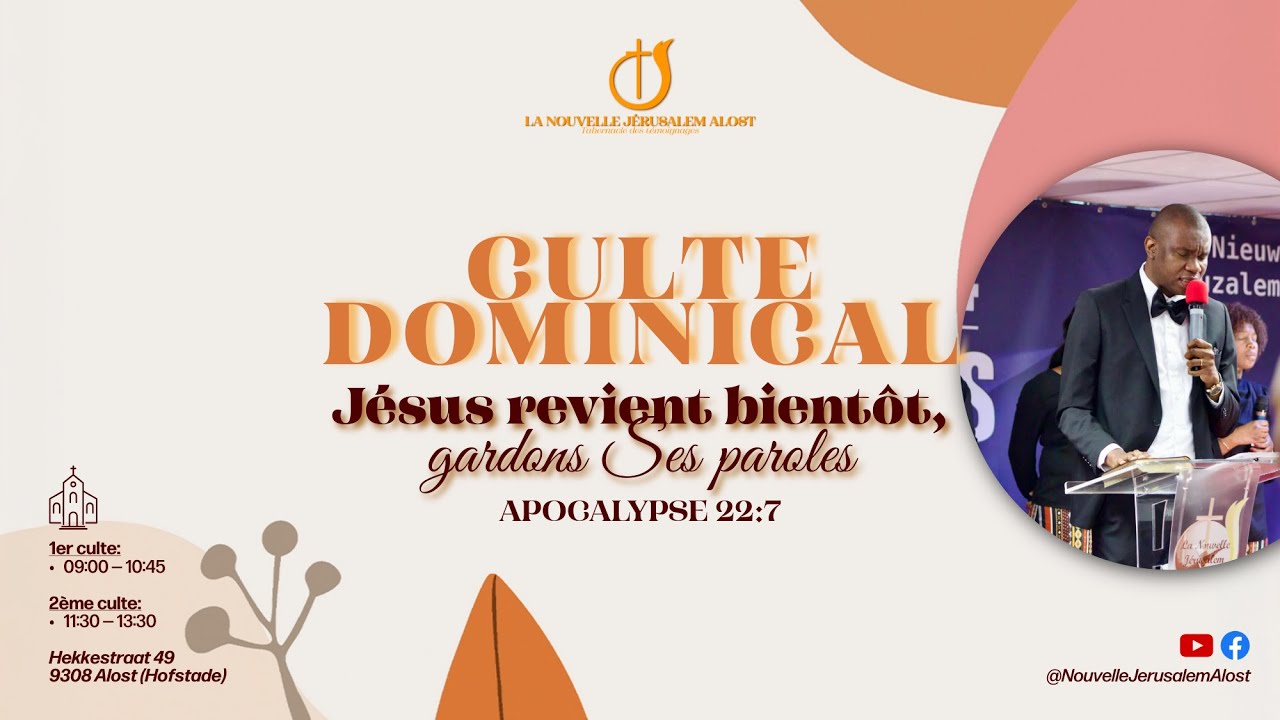 Culte dominical— NJ Alost — 04/01/ 2026