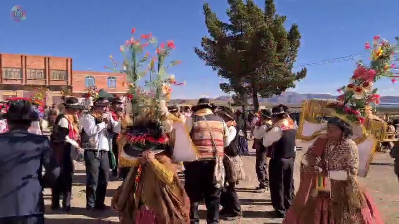 Festividad Señor de Mayo Copancara 2021 conjunto zampoñas 16 de julio de La Paz Bolivia