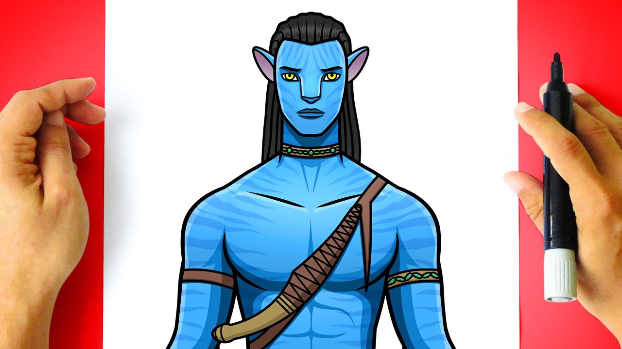 Como DESENHAR o JAKE SULLY - Como DIBUJAR a JAKE SULLY - Avatar 2