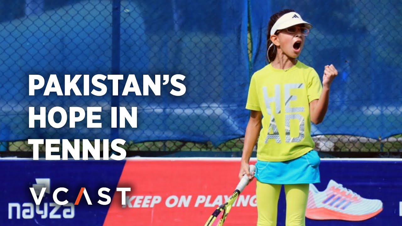 Pakistan's youngest tennis star