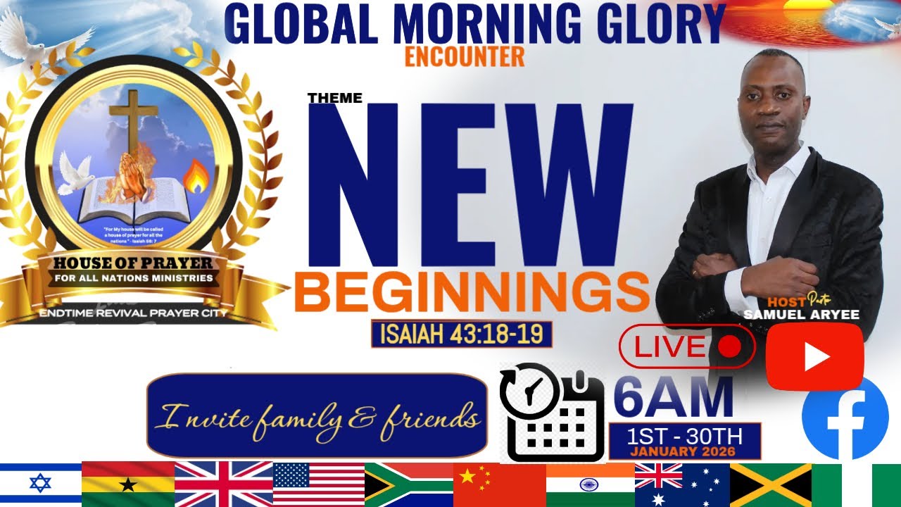 NEW BEGINNINGS |GMGE| 16.1.26 | Pastor Samuel Aryee