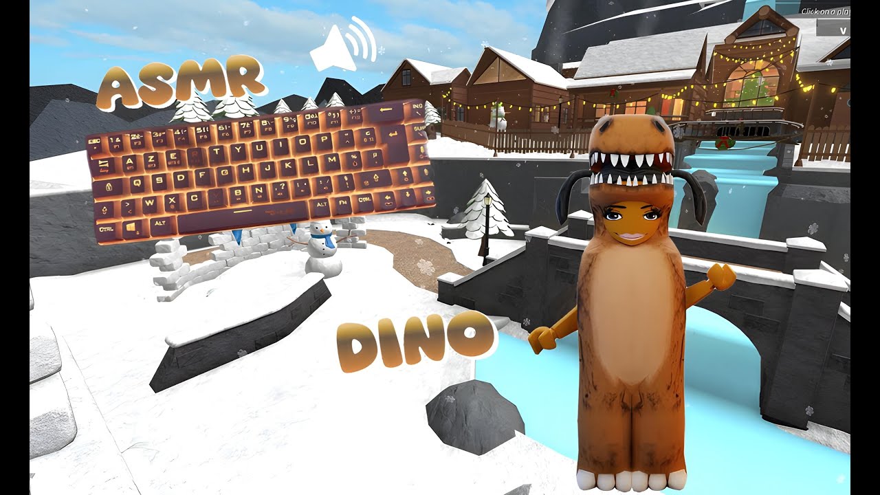 PLAYING MM2 AS A DINO *Keyboard ASMR*