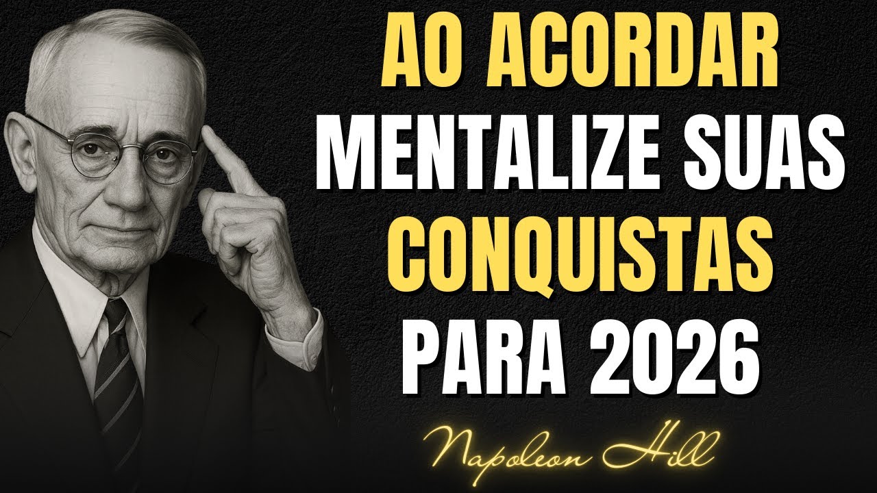 Faça Isso AO ACORDAR e Defina as suas METAS para 2026 | Napoleon Hill