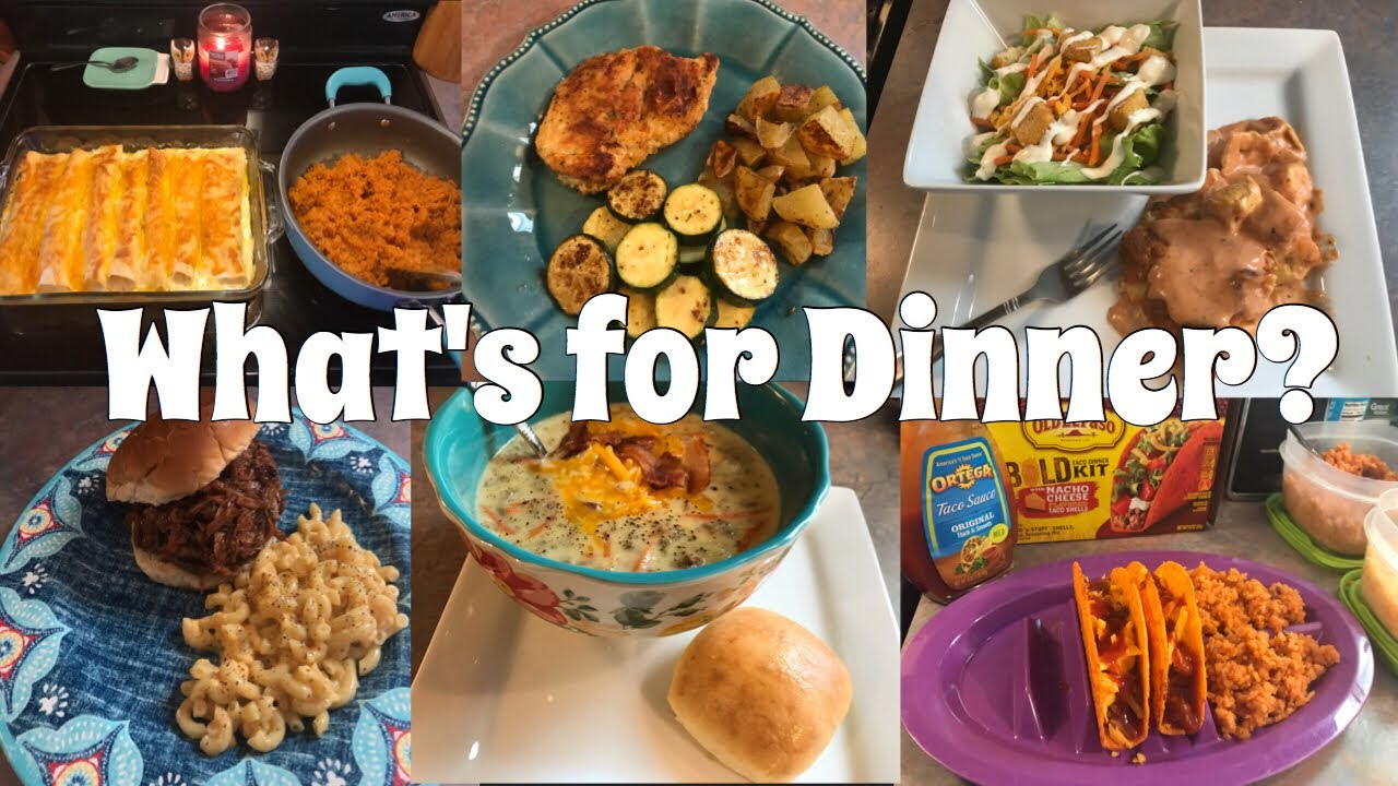 What's for Dinner?| Family Meal Ideas| August 13-19, 2018