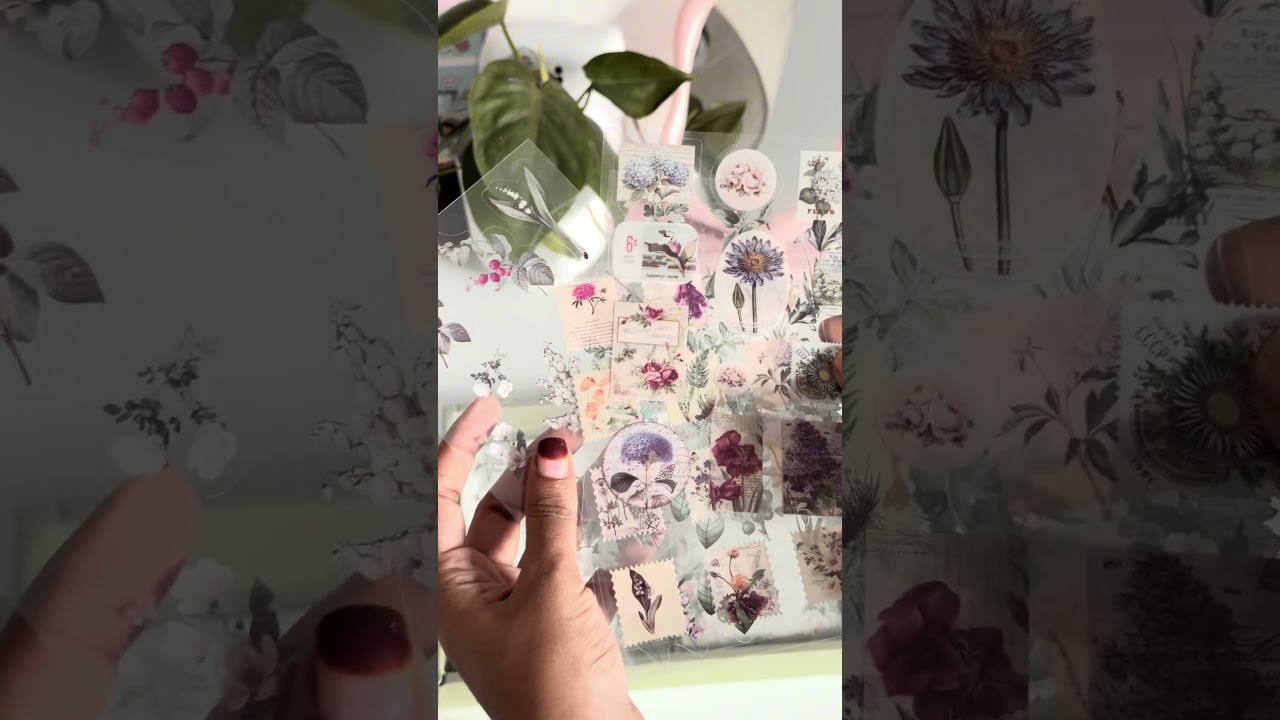 Unboxing vintage Aesthetic journaling kit