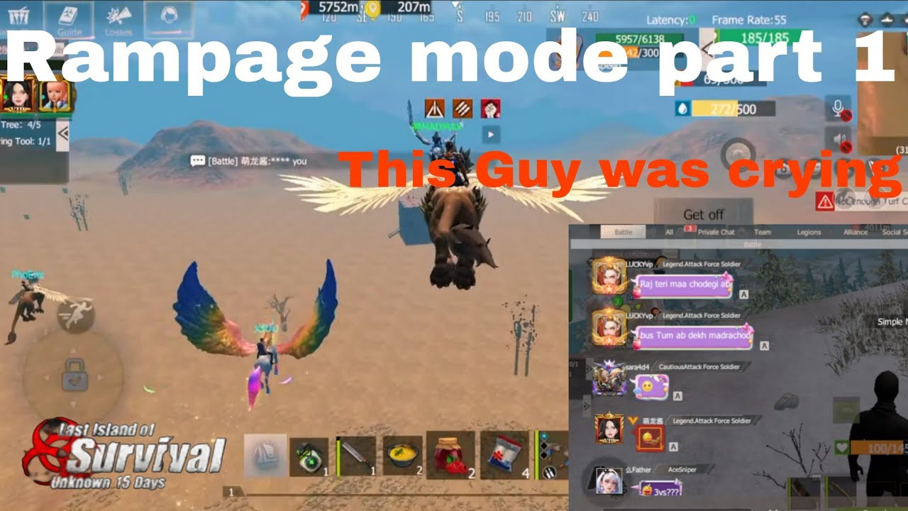 Last Island of Survival 😱 Rampage Mode Base Raid & Epic PVP Fights Part 1