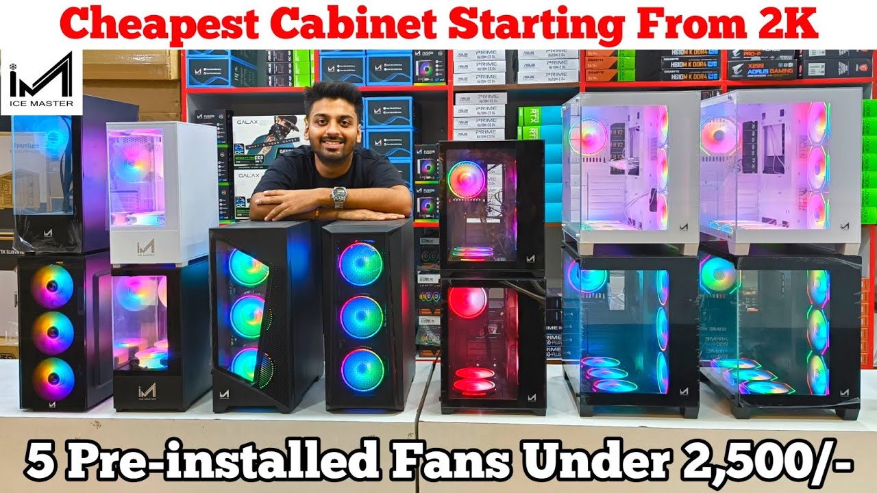₹9,000/- Mein 7ARGB Fans ke Sath Fish Tank Design Cabinet 😱 | Best Budget Cabinets from Ice Master