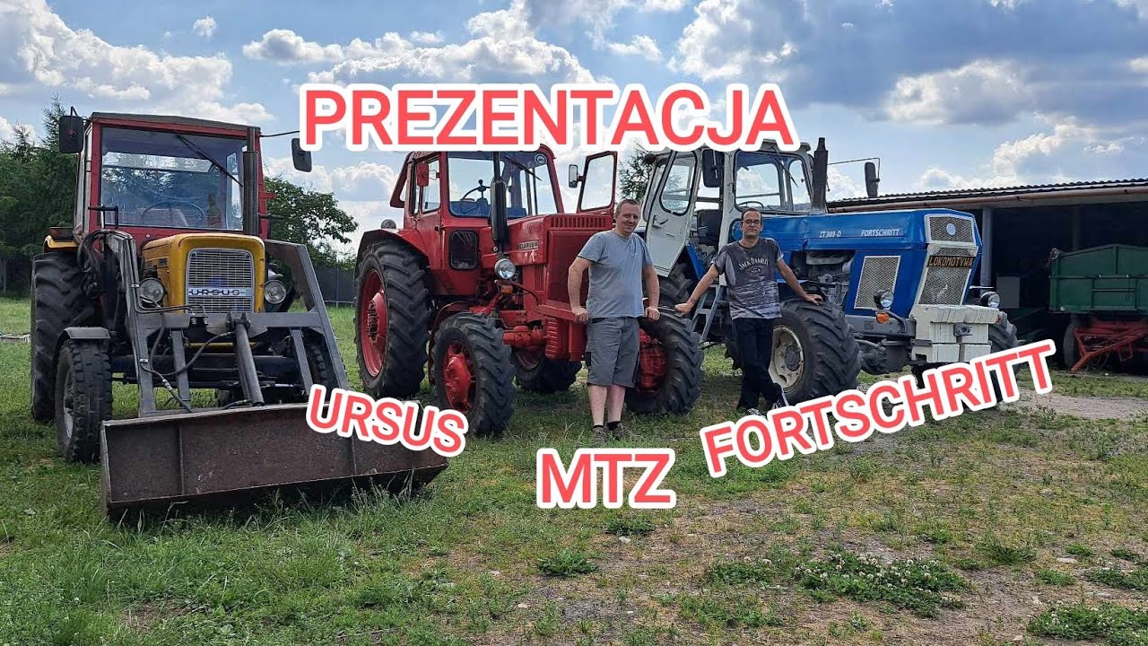 Fortschritt zt 303d, MTZ, Ursus c-360 3P, prezentacja @AGROHUTA82