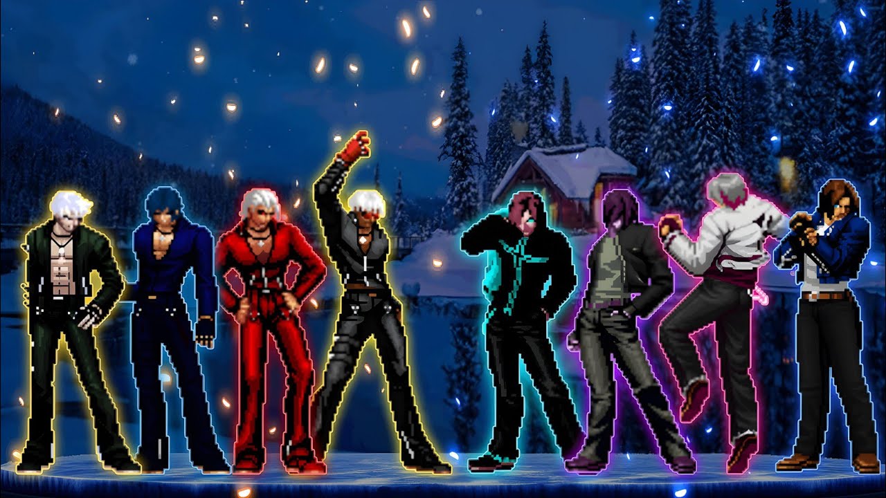 [KOF Mugen] K' Team VS. Kyo Team (Friendly Match)