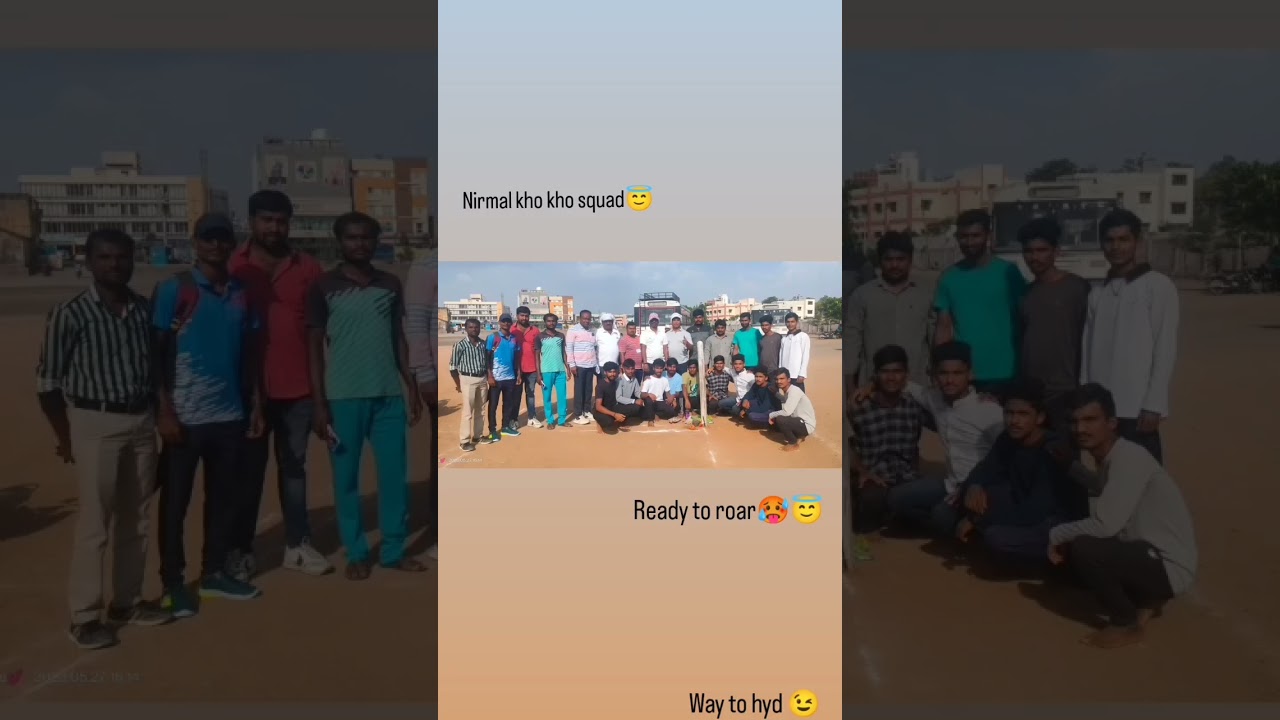 CM cup tournament our Nirmal dist team