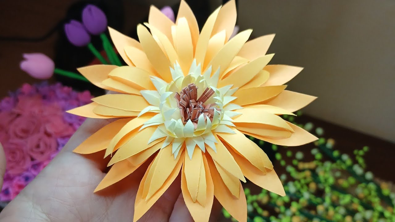 Paper Flower Tutorial - Create Your Own Beauty 🌼