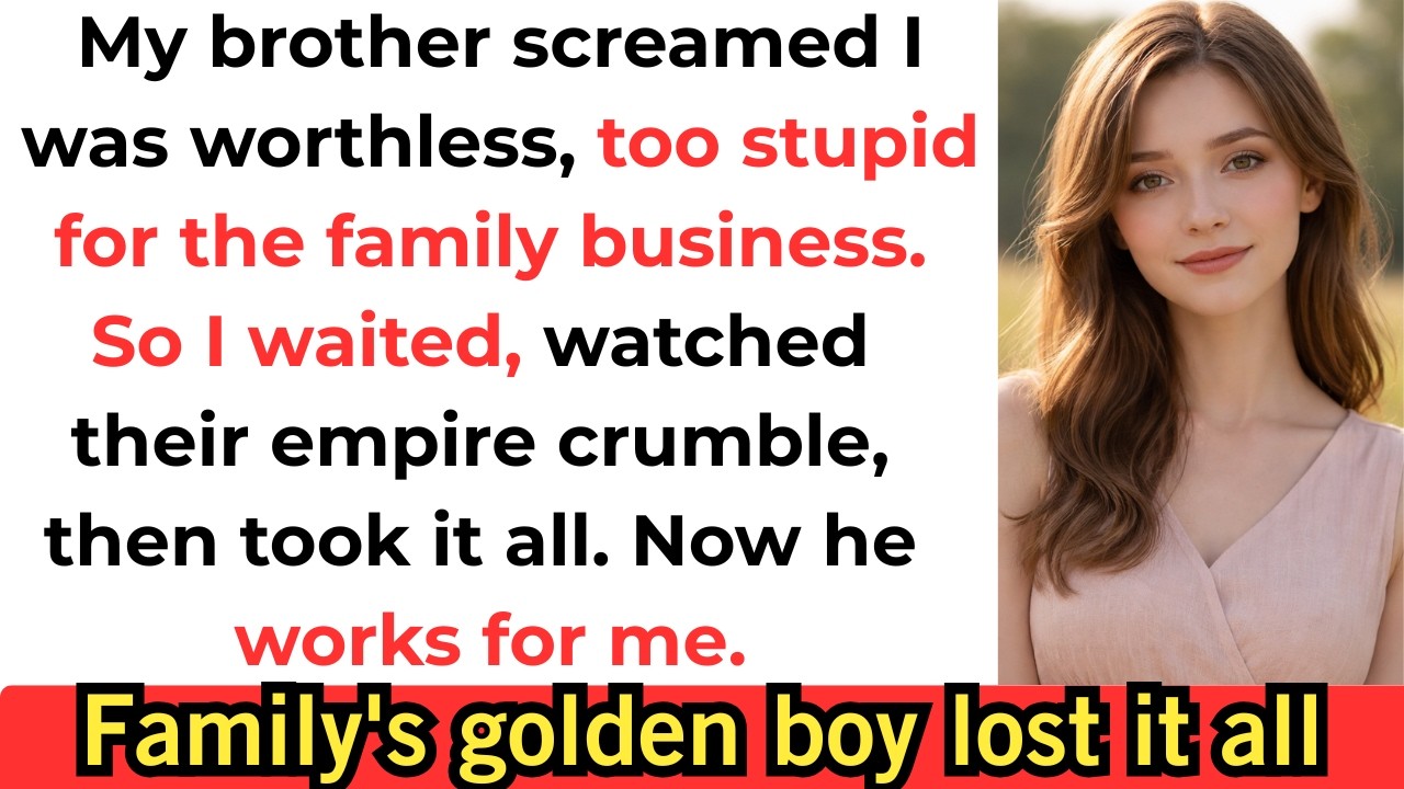 My Brother Screamed 'You're NOTHING'—I Took It All