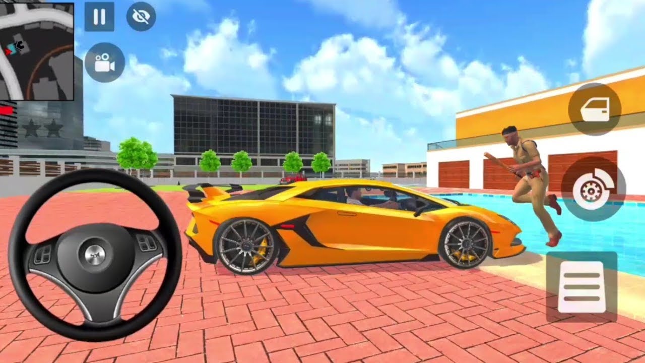 Car bike game*Franklin ordered an Indianpolice car and Scorpia or Fortuner in the game🎮 With Auto 🚨