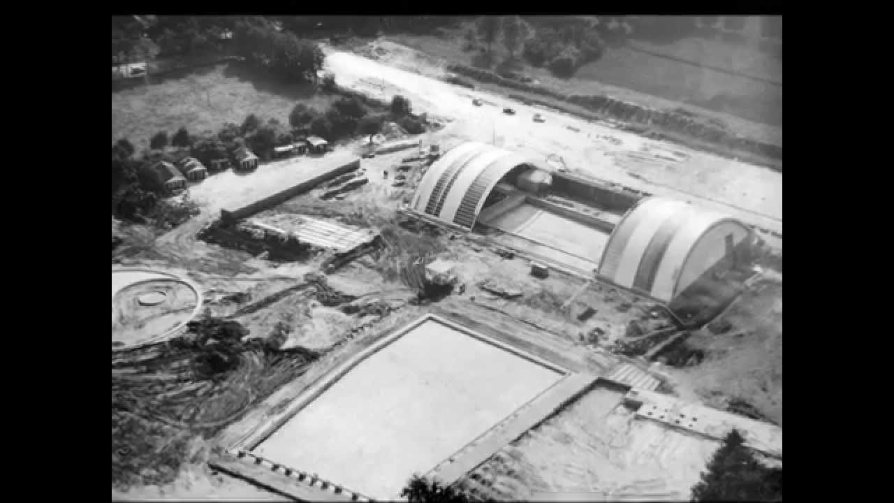Oud Emmen -  zwembad met schuifdak 1964-1984