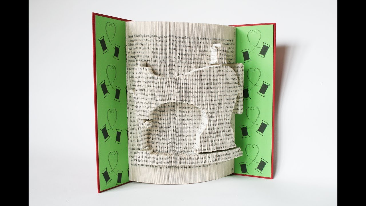 Book Folding Tutorial - Sewing Machine