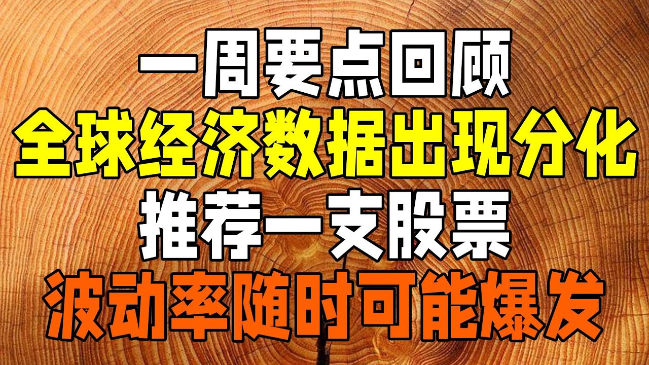 一周要点回顾 全球经济数据出现分化 推荐一支股票 波动率随时可能爆发 乔&middot;拜登宣布了符合人们广泛预期的1.9万亿美元刺激计划，但并没有引起市场太大的热情。周五最先公布季报的公司遭到了市场的抛售