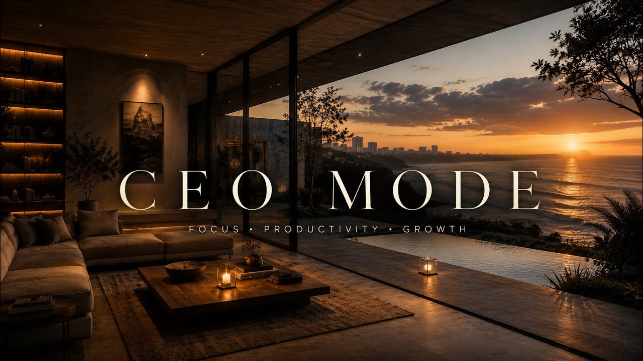 Luxury Sunset BGM | Ocean View Lounge Music for Relaxing Evenings