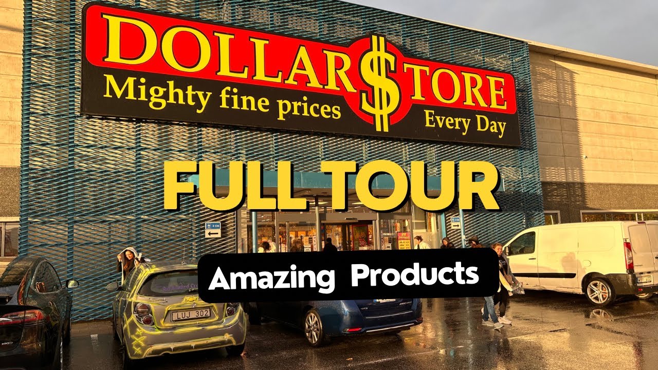 Dollar Store 💵 Stockholm Sweden 🇸🇪 | Walking Tour 4k