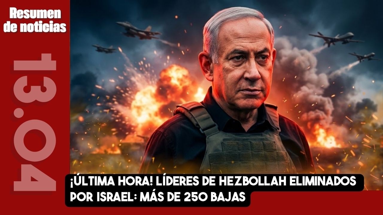 &iexcl;&Uacute;LTIMA HORA! Israel ELIMINA a varios altos mandos de Hezbollah: m&aacute;s de 250 bajas
