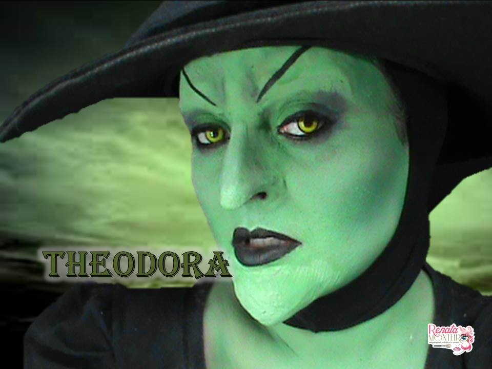 MAQUIAGEM DA BRUXA THEODORA DO FILME OZ O MAGICO E PODEROSO - MAQUIAGEM ARTÍSTICA