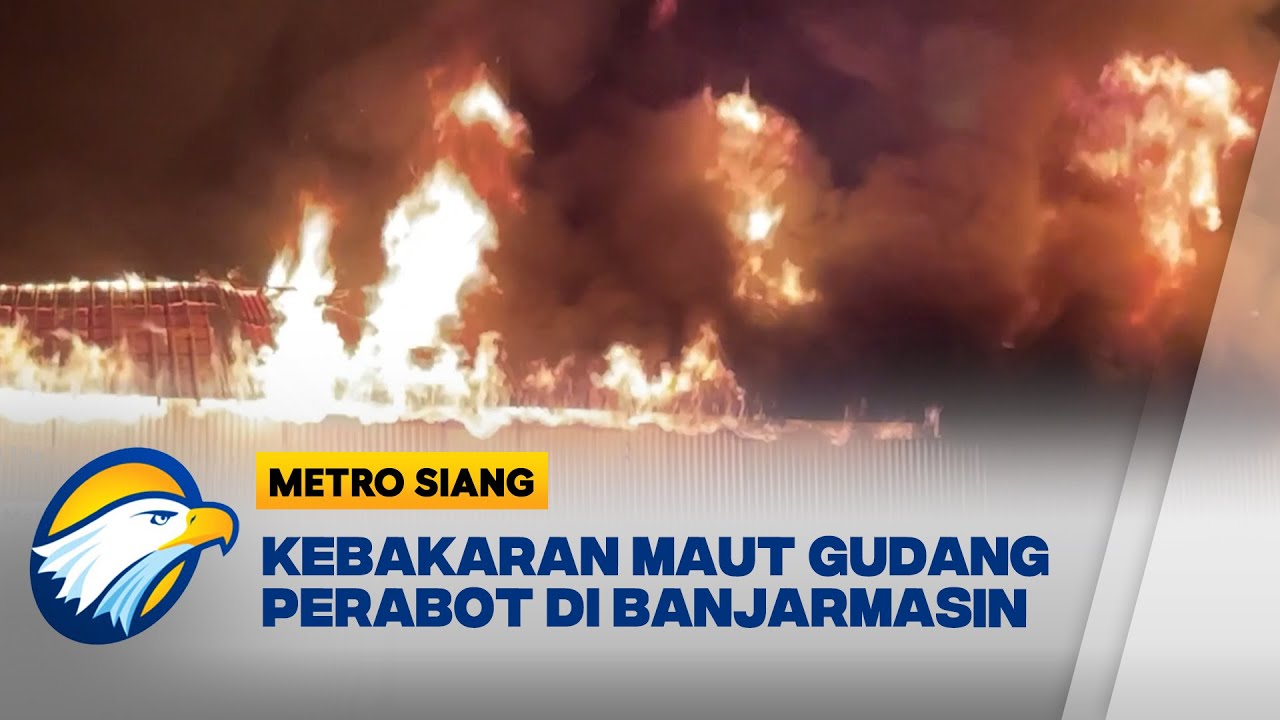 Kebakaran Maut Gudang Perabot di Banjarmasin, Relawan Damkar Tew4as