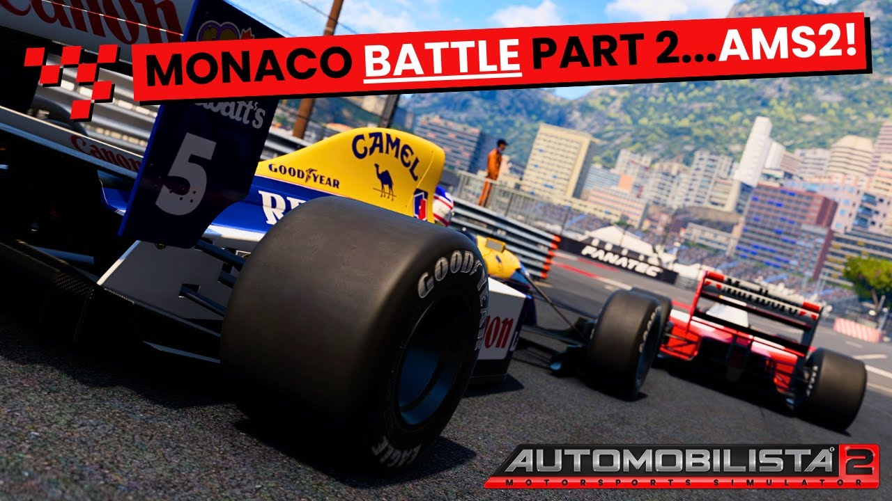 Automobilista 2 | AMS2 Battle @ Monaco! Mansell Vs Senna Classic F1!